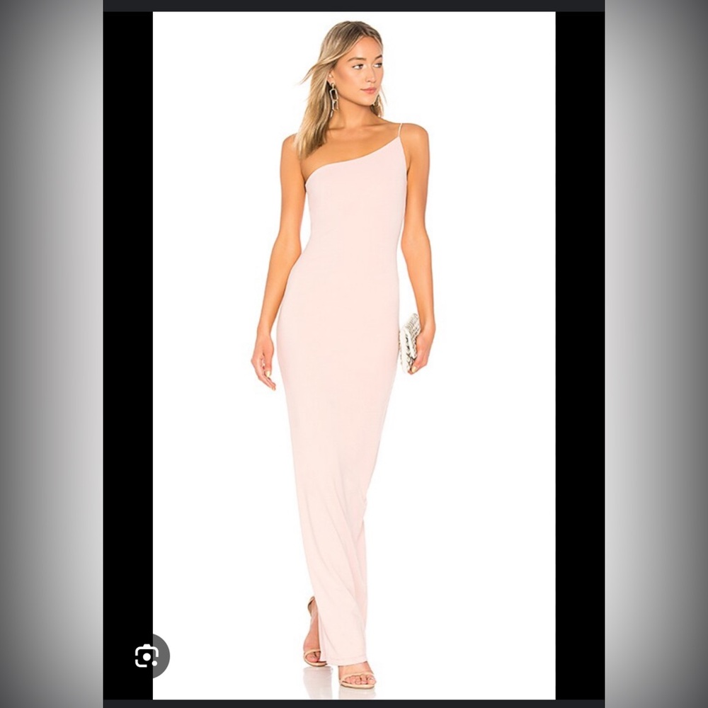 Nookie Penelope One-Shoulder Dress - Blush (Perfect Bridesmaids dress!!)